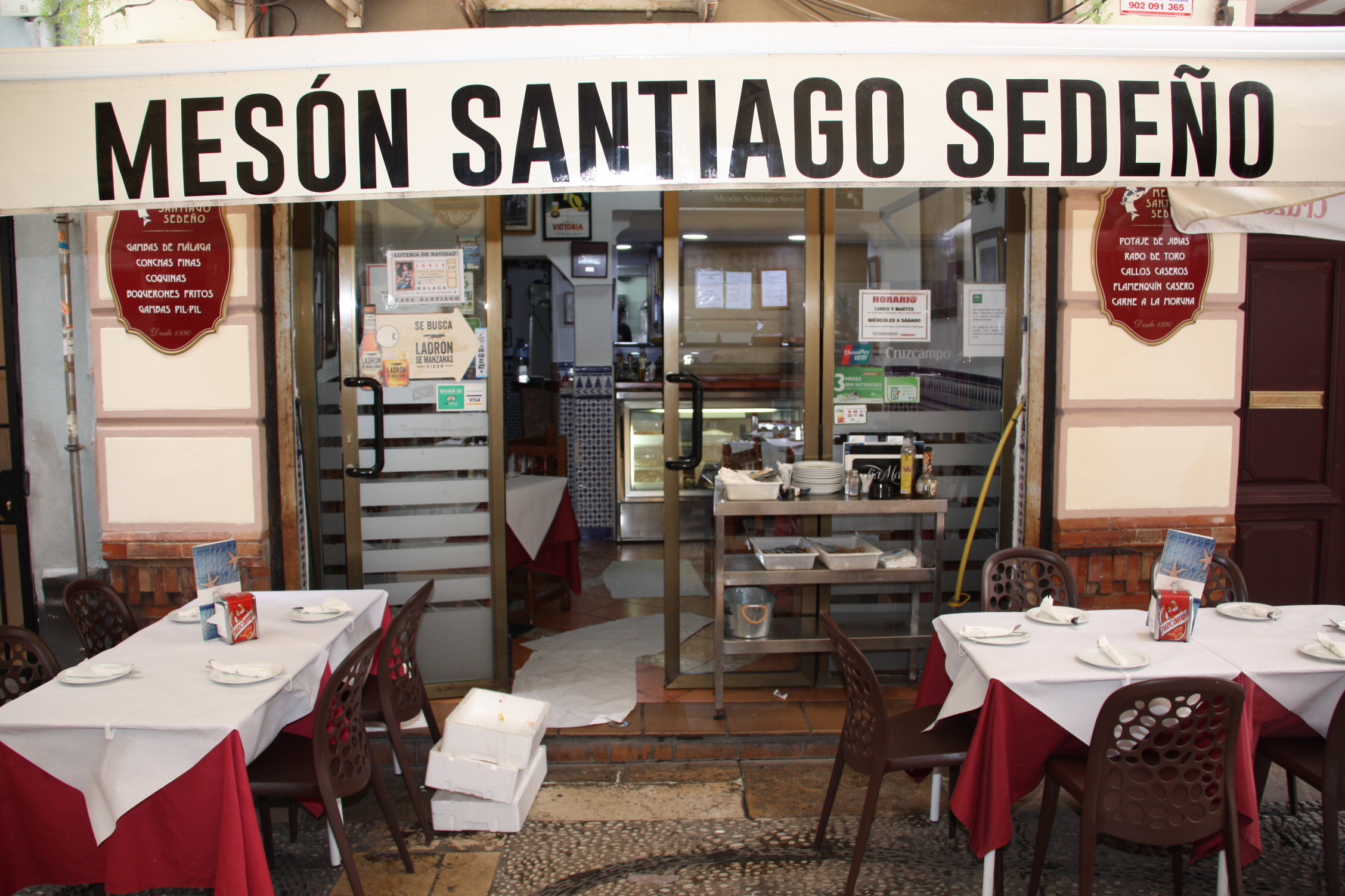 Mesón Santiago Sedeño - Cocina malagueña en el centro de Málaga